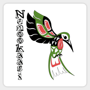 Indigenous Hummingbird (Nenookaasi) Sticker